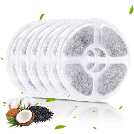 Filter til Katte Vandfontæner - 6 Pakker Pet Fountain Udskiftning