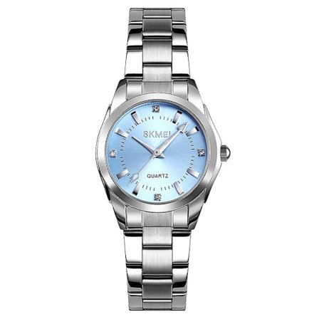 Skmei 1620 Delicate Rhinestone Creative Casual Vattentät Quartz Watch Steel Strap Watch