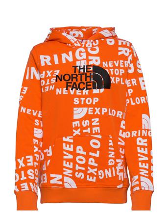 Y Drew Peak P/O Hd Hoodie Orange The North Face
