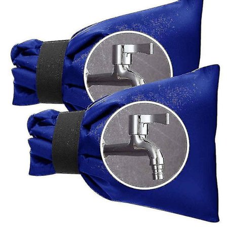 Mordely Outdoor Faucet Covers For Winter, Cover For Outdoor Garden Hose Tap, 2 Packblue