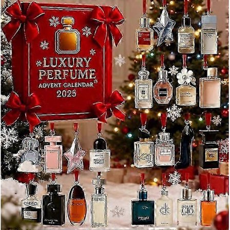 Juladventskalender 2025 akryldekoration full storlek