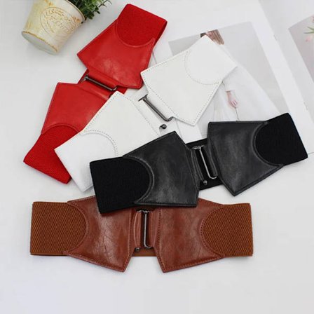 Women Big Dress Corsets Belt Girls Elastic Corset Belts Designer Ladies Waist Wide Stretch Cummerbunds Accessories