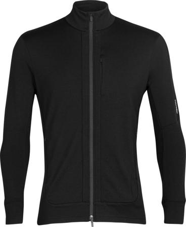 Icebreaker Men's Quantum III LS Zip Men Mid layer tops Black S