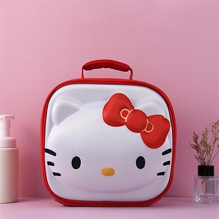 Kawaii Kuromi kosmetisk väska Student Bärbar reseförvaringsväska