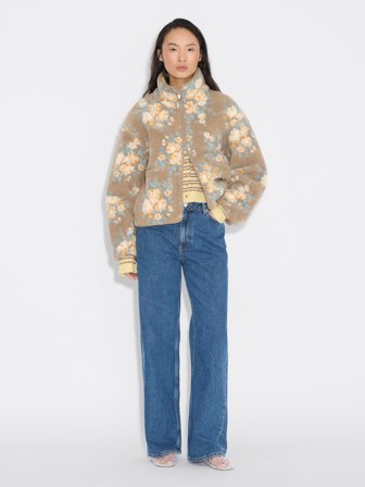 Holzweiler Rype Fleece Jacket - Taupe - Women's - S