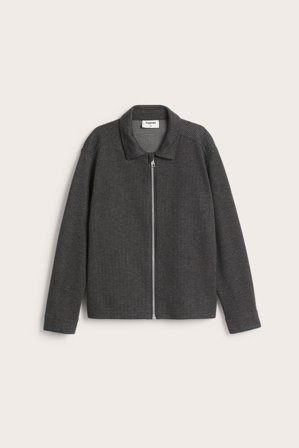 Kappahl | Koszula wierzchnia z zamkiem błyskawicznym | Ciemnoszary