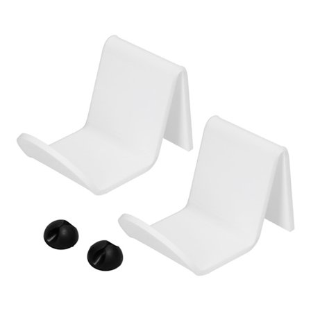 2 kpl Peliohjain Teline Valkoinen Akryyli Kestävä Peliohjainpidike Johdonpidikkeellä Peliohjaimen Kuulokkeiden Järjestämiseen