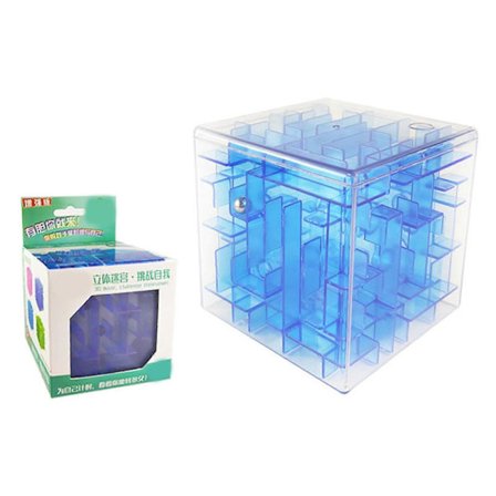 3D Labyrint Terning Brainstorm Legetøj, Labyrint Puslespil Boks Tanke Puslespil Labyrint Puslespil Pædagogisk Legetøj til Studerende Teenagere Voksne 