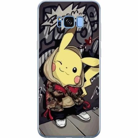 Samsung Galaxy S8 Genomskinligt Skal Pokemon