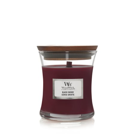 Woodwick Hourglass Candles Black Cherry 85gr - Candela Profumata