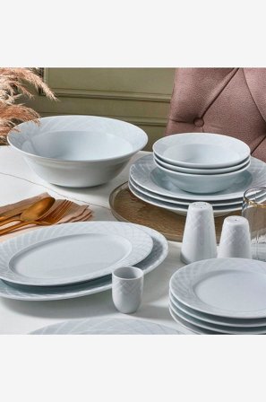 Hermia - Middagssett (36 deler) Alfa - Hvit - Servise sett - Fra Homeroom