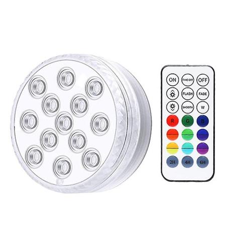 1 Sarja Käytännöllinen Maljakkolamppu Led-lamppu Langaton Kylpyammeen Valo Sukellusvalo (valkoinen)Valkoinen7X7CM White 7X7CM