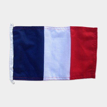 Pavillon de courtoisie 1852-Marine, France, 30 x 20 cm