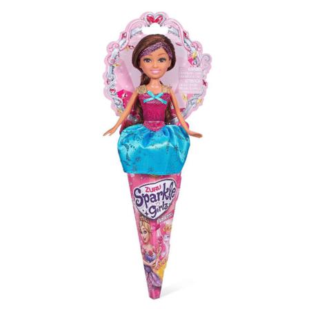 Sparkle Girlz Princess Docka Cone Rainbow Blå Kjol Blå Kjol