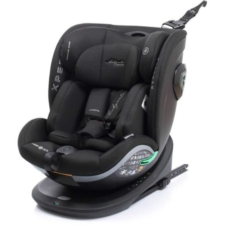 Bilbarnstol - BABYAUTO - XPERTA BLACK LINE - Från födsel till 12 år - 0-36 kg - I-Size - ISOFIX - 360° vridbar - ECE R129