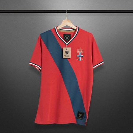 Vintage Norway Krone fotbollströja Large Adults