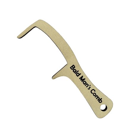 Nyhed Skaldet Mand Hårkam Sjov Skaldet Mand Joke Hårbørste til Voksen Skaldet Mand