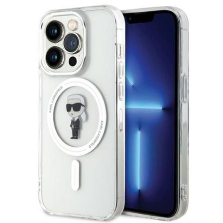 Karl Lagerfeld iPhone 15 Pro Max -puhelinkotelo Magsafe IML Ikonik -