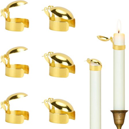 6- Pack Automatisk Ljussläckare Guld