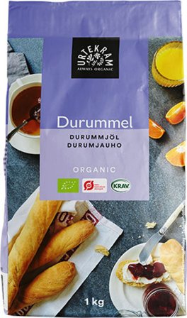 Urtekram Durum hvedemel Ø 1 kg, Helse & Madvarer, Mel, Hvedemel