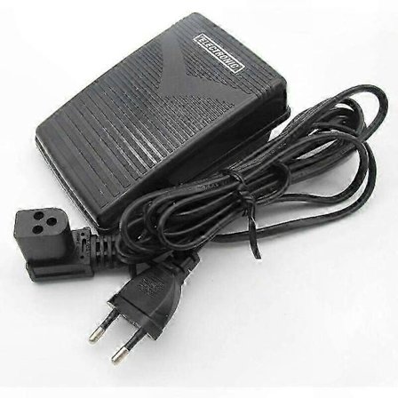 220V Fotpedal med sladd för hemsymaskiner H613 Kompatibel reservdel 979314-031