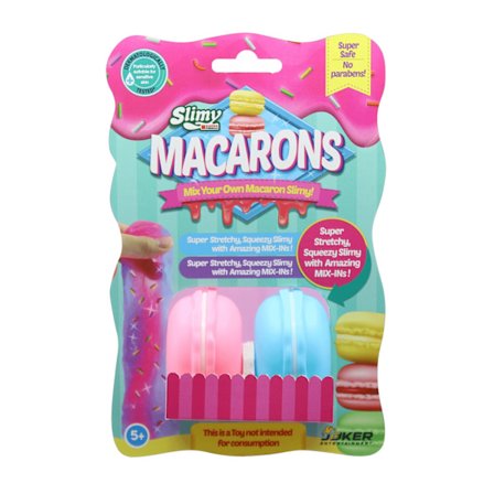 DIY Slime Kit med Macaron-formar och färgglada ingredienser