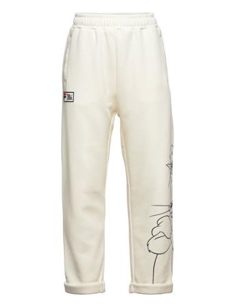 Torum Dropped Crotch Sweat Pants Cream FILA