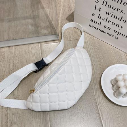 Kvinnor Pu-läder Midjeväska Fashion Shoulder Crossbody Chest Bag