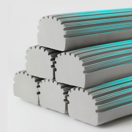 Mophuvudpåfyllningar Absorberande svamp, mopphuvud, sopkuddar -Pack med 5 utbytes svampkuddar mopp grå