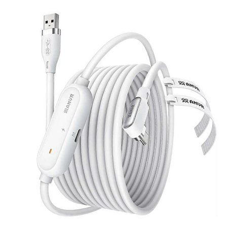 18W Oppladbar VR Link-kabel for Quest 3/3S/2/Pro