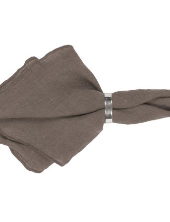 Gracie Napkin Home Textiles Kitchen Textiles Napkins Cloth Napkins Harmaa Broste Copenhagen