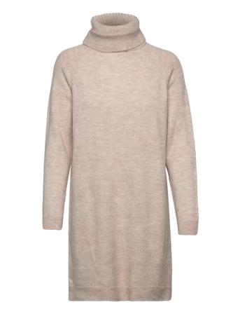 Onljada L/S Roll Neck Dress Bf Knt Beige ONLY