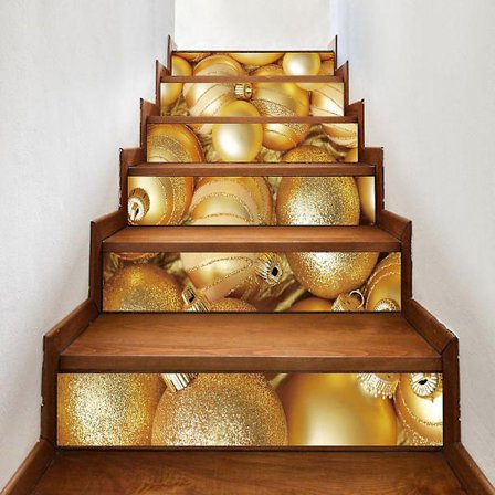 3D Trappetrinn Klistremerker - 100 cm x 18 cm - 14 - Selvklebende PVC Trappetrinn Fjernbare Trappetrinn Klistremerker Festival Tapet Hjemmefest Dekor