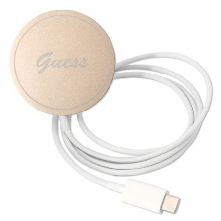 Guess iPhone 12/12 Pro Magsafe Skal Print + Trådlös Laddare - Brun