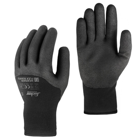 Snickers Workwear 9325 Weather Flex Guard Handske svart/svart 9, Arbetskläder