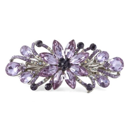 Fleur Bijoux de Luxe Design Hårnål Strass Hårnål (Violet)
