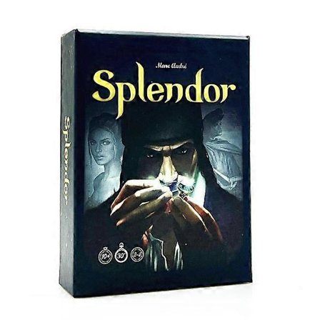 Splendor - Et strategispil om ædelstene for alderen 10 år og opefter, 2-4 spillere, 30 minutters spilletid(h)