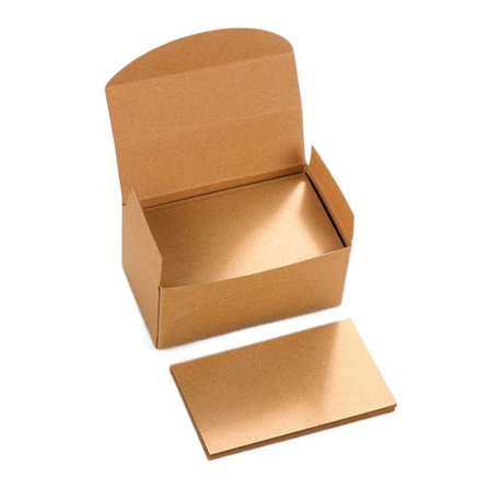 100 st/set Blanka kort av kraftpapper KHAKI