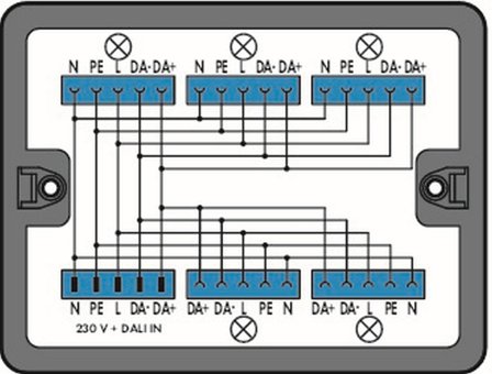 Wago 899-631/313-000 Fördelningsbox, Anslutningsdon & kablar
