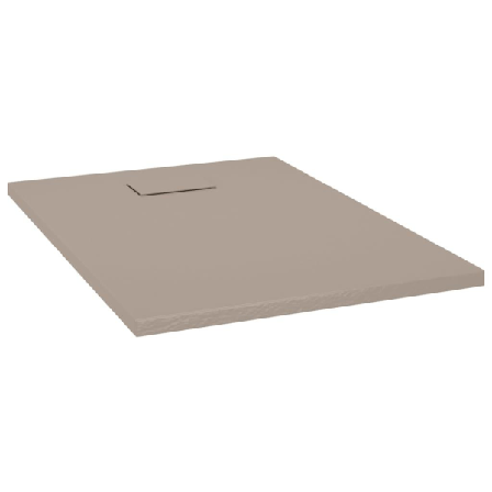 Vidaxl Duschkar Smc Brun 100x70 Cm Brun