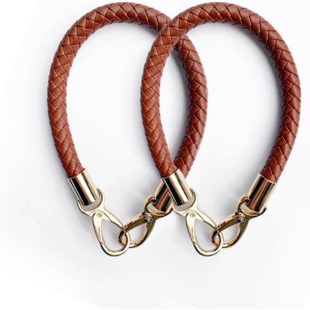 2 Stykker 40cm Håndtaske Rem Udskiftningshåndtag Lædertaske Håndtag Brun Håndtaske Udskiftningshåndtag DIY Taske Tilbehør Taske Rem med Lille 
