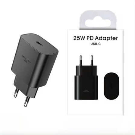 Laddare för Samsung 25W Adapter + 3M Kabel - Svart 3 m