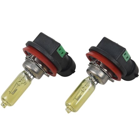 2x H8 35W Gule Tågeforlygter Halogen Pære 2500K 12V