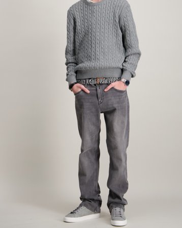 Replay SUBJEY Szary Jeansy Chłopiec - Kids Brand Store