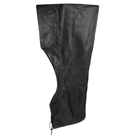 Sort Oxford-stof Beskyttelsescover til påhængsmotor, Båd Støv- og Regncover
