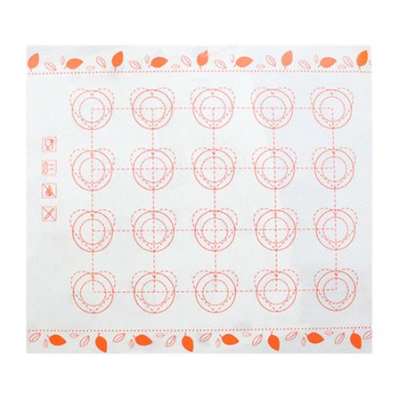 Icke-klibbig silikonbakmatta Värmebeständig Foder Ugnsplåt Macaron Cookie