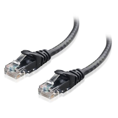 10 Gbps Snagless Cat6 Ethernet-kaapeli 9 m (Cat6-kaapeli) Mustana 9 metriä