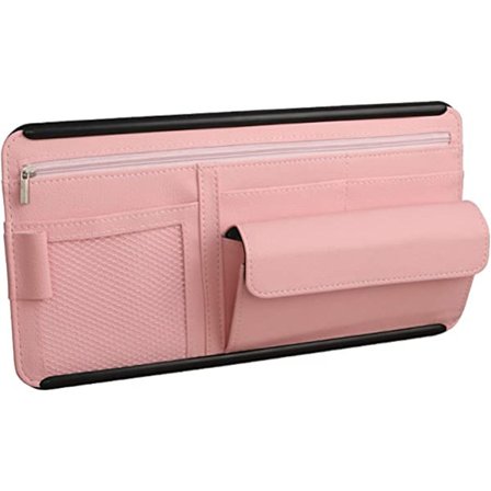 Bil Solskærm Organizer, Auto Interiør Lomme Bil Solskærm, PU M