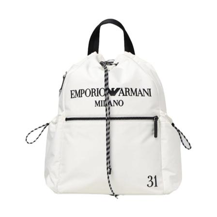 Emporio Armani Tass , Wit , Heren , Maat: ONE Size Rugzakken