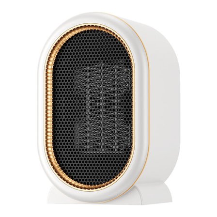 Ny 1200W Mini Keramisk Vifteovn, Energibesparende og Miljøvennlig, Hvit
